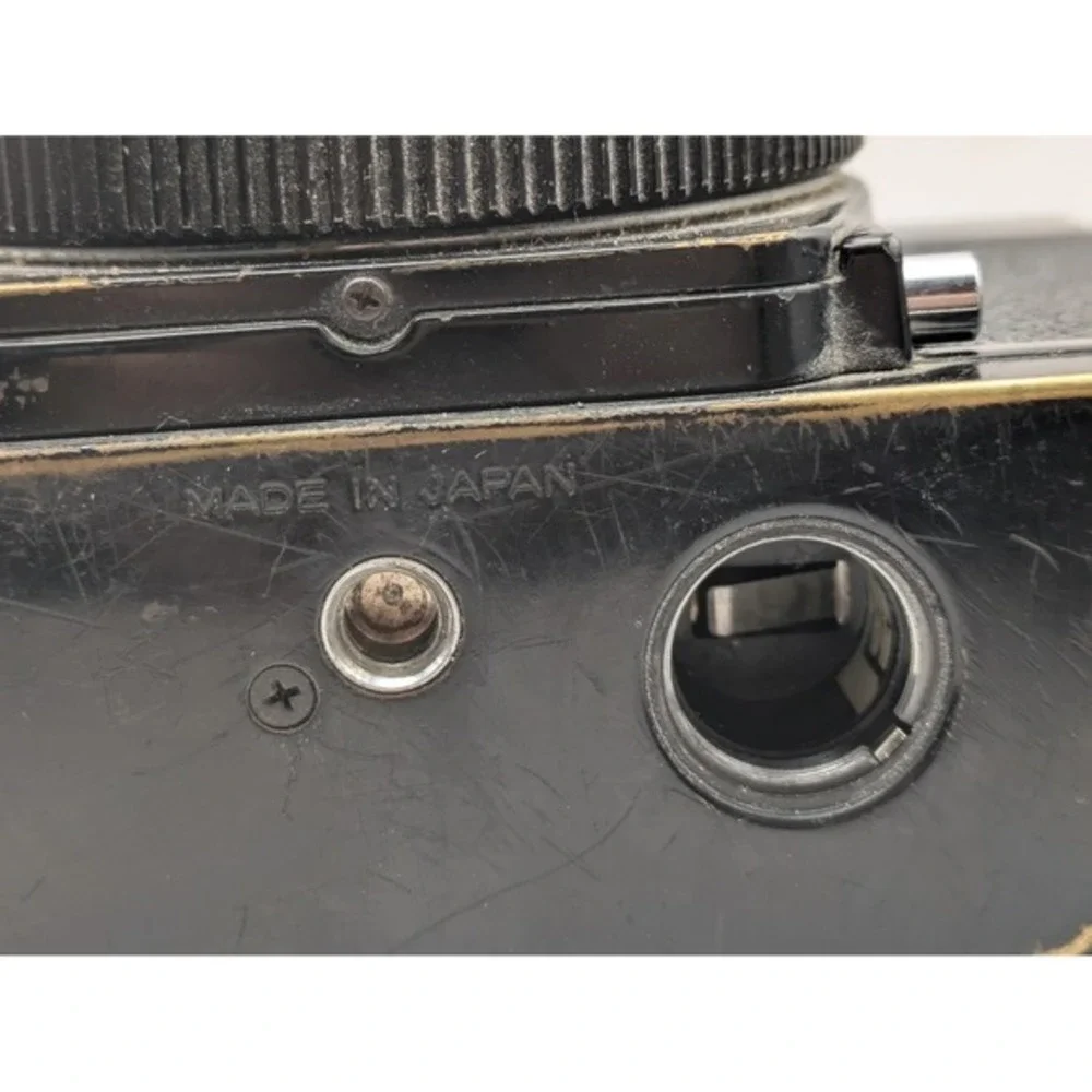 Konica Autoreflex T3 35mm SLR Camera Hexanon AR 50mm F1.7 Lens Vintage FOR PARTS